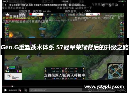 Gen.G重塑战术体系 S7冠军荣耀背后的升级之路